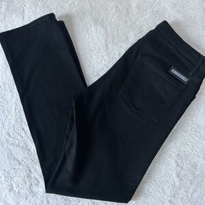 Burberry Brit Men Swaine 34x32 (34x33) Straight Jeans Black Denim Slim Pant NWOT